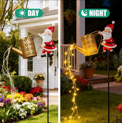 JingleGlo GLOWFLOW™ Santa Solar Lamps