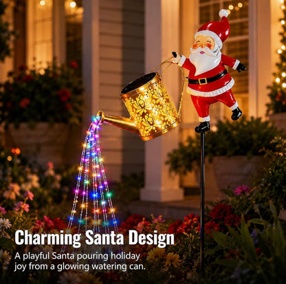 JingleGlo GLOWFLOW™ Santa Solar Lamps